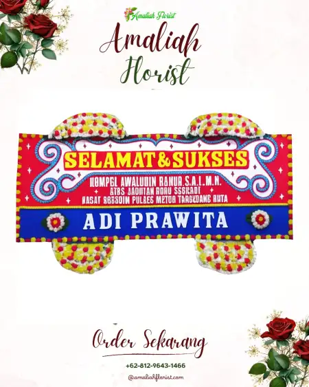 Papan Bunga Ucapan Selamat Petarukan